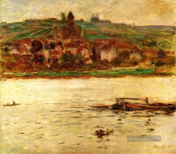 Barge auf der Seine bei Vertheuil Claude Monet Ölgemälde